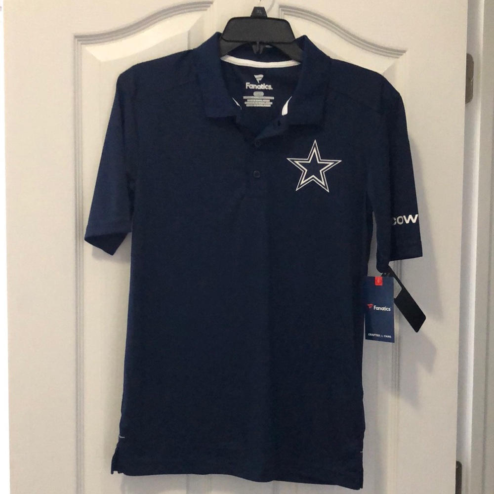 NWT - Mens Dallas Cowboys Polo shirt